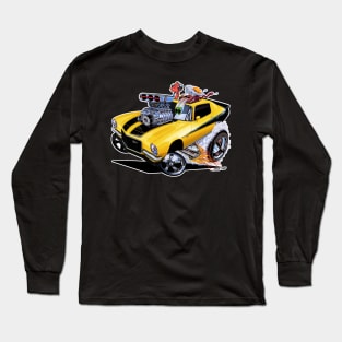 FULL BLOWN 1971 Camaro Z/28 yellow Long Sleeve T-Shirt